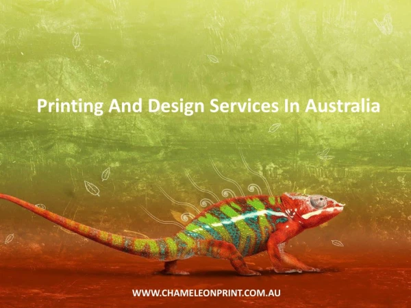 Printing And Design Services In Australia
