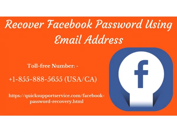 Way to Recover Facebook Password With Email ID