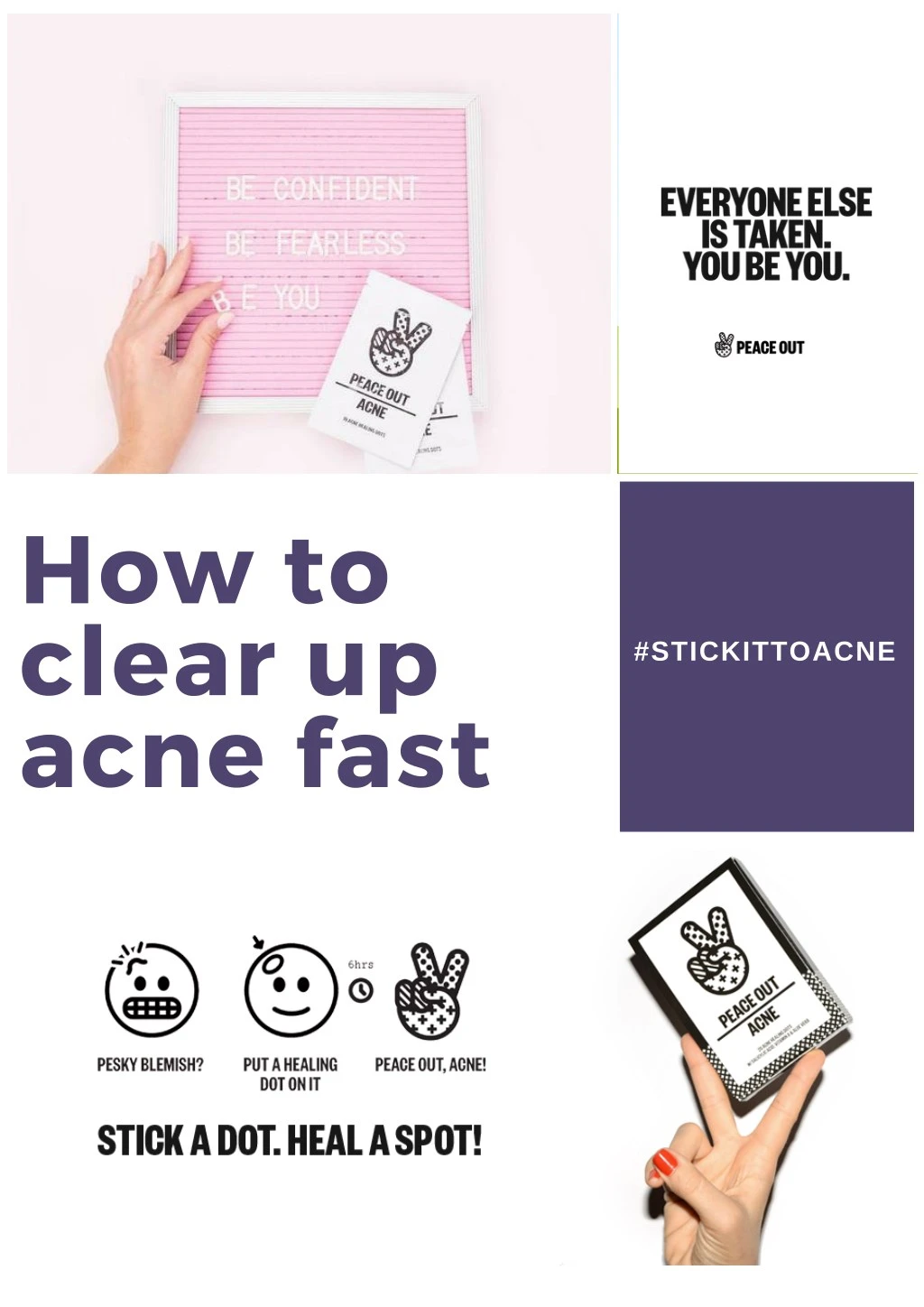 how to clear up acne fast