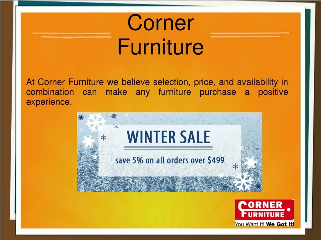 corner furniture