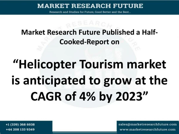 Helicopter Tourism market: Future Demand and Growth Analysis