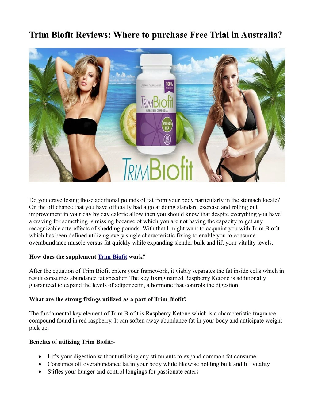 trim biofit reviews where to purchase free trial