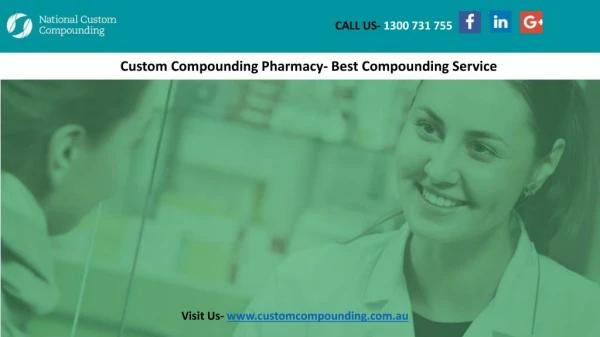 Custom Compounding Pharmacy- Best Compounding Service