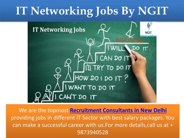 IT Networking Jobs by NGIT