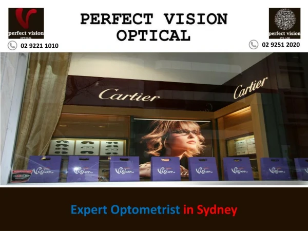 Expert Optometrist in Sydney