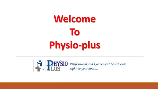 Physiotherapy Specialist In Palam Vihar Gurgaon