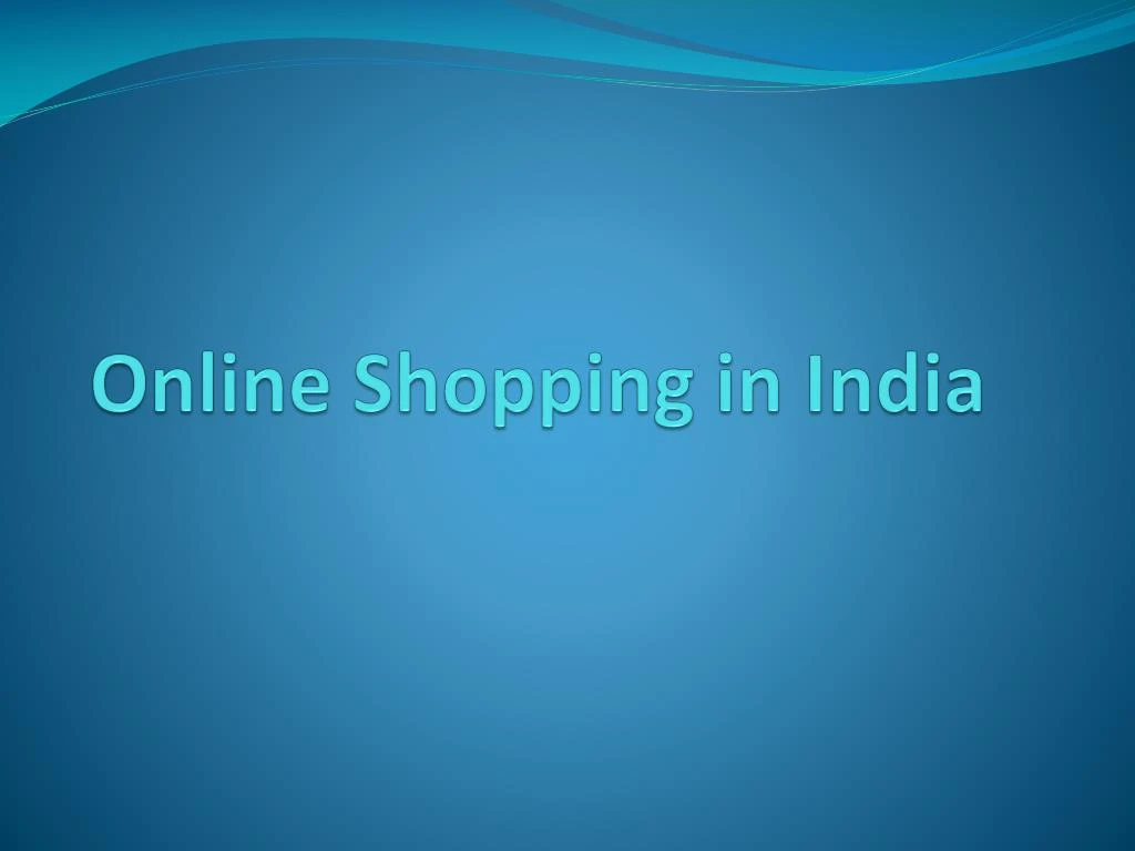 online shopping in india