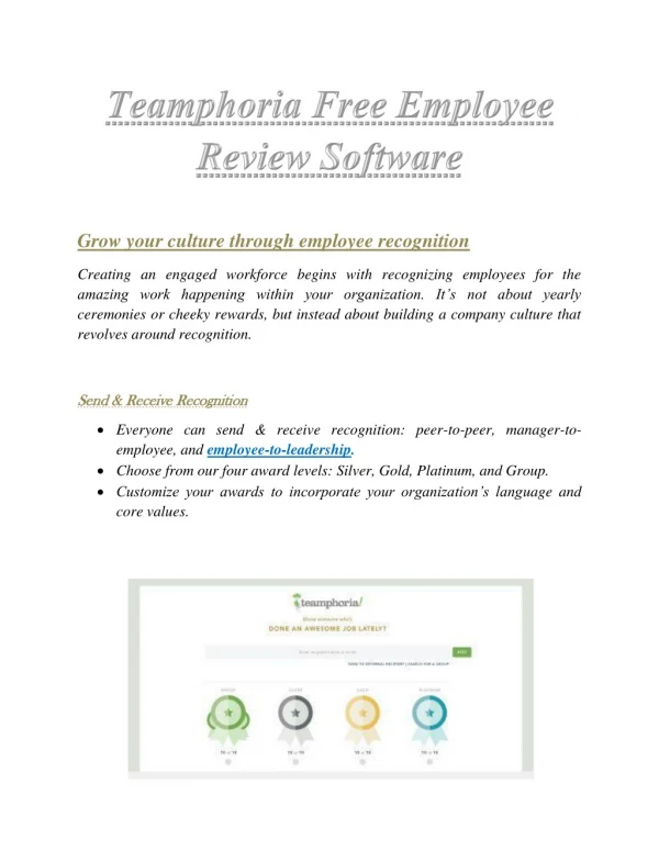 Free Employee Review Software