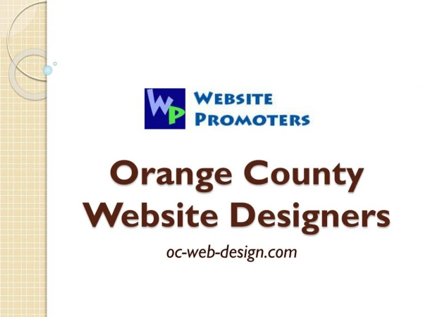 Orange County Website Designers - oc-web-design.com