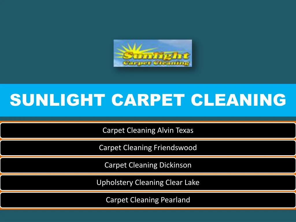 sunlight carpet cleaning