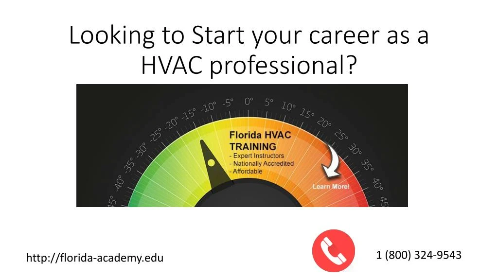 looking to start your career as a hvac professional