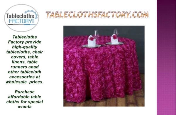 Cheap Table Cloth Online
