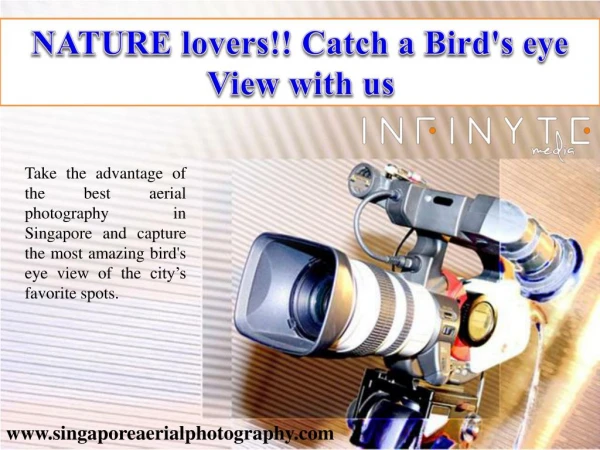 NATURE lovers!! Catch a Bird's eye View with us