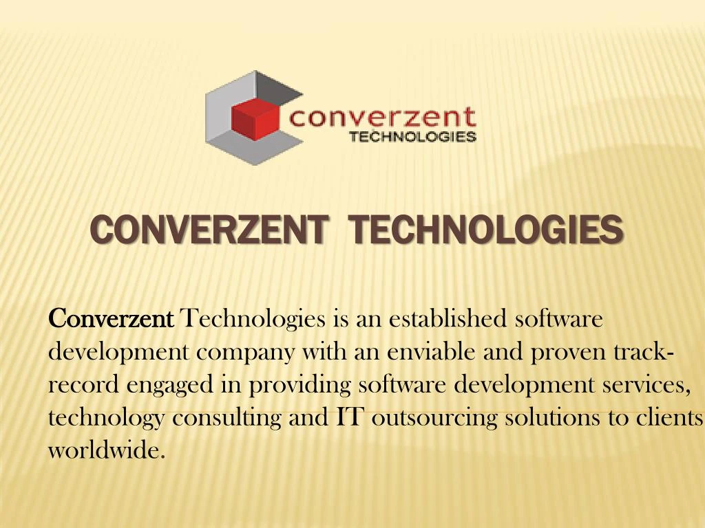 converzent technologies
