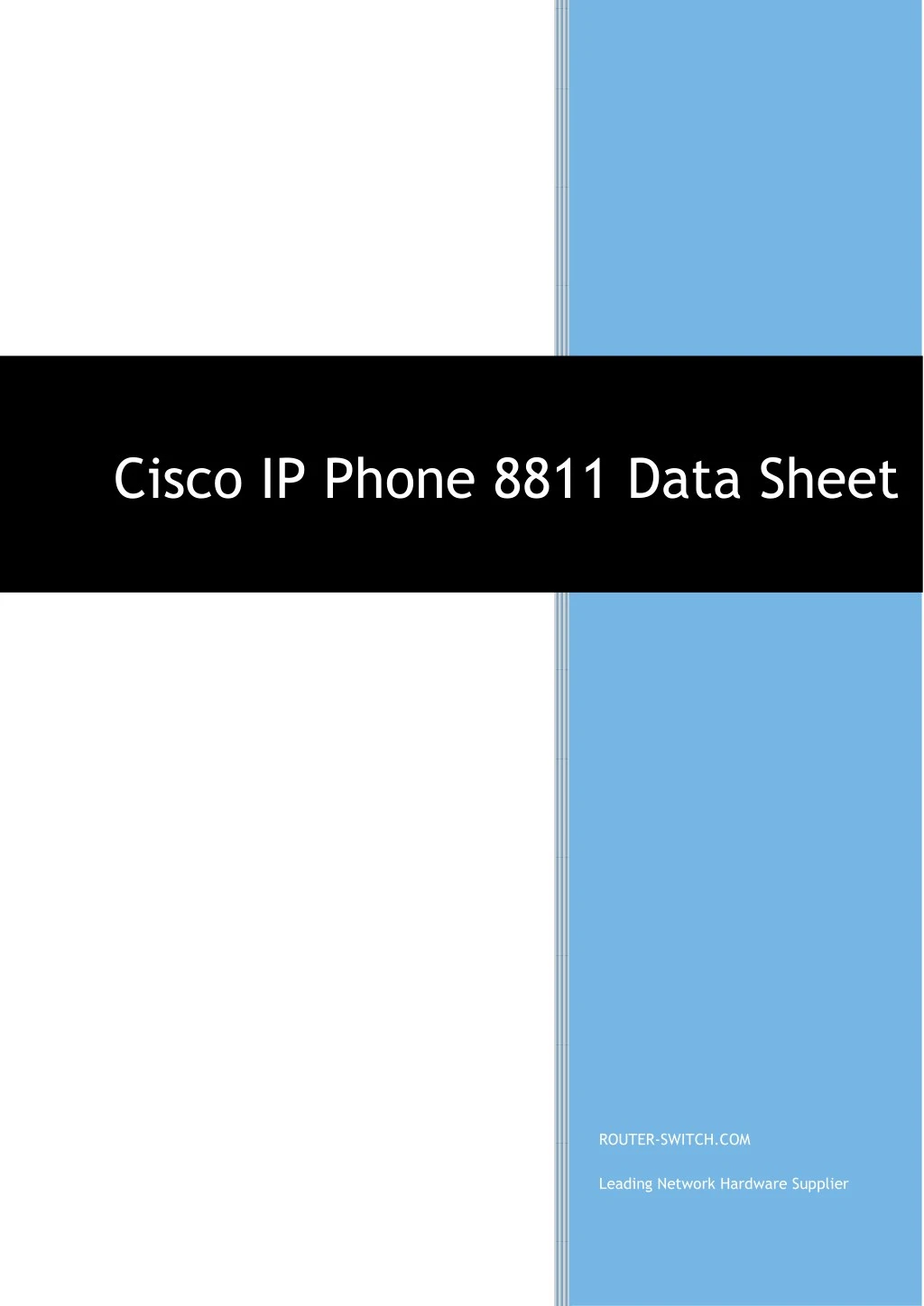 cisco ip phone 8811 data sheet