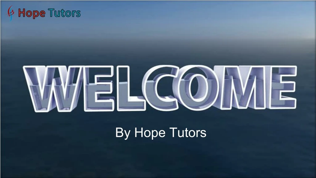 by hope tutors