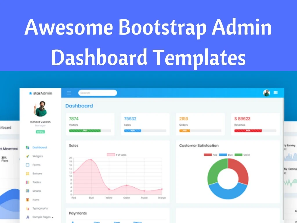awesome bootstrap admin dashboard templates