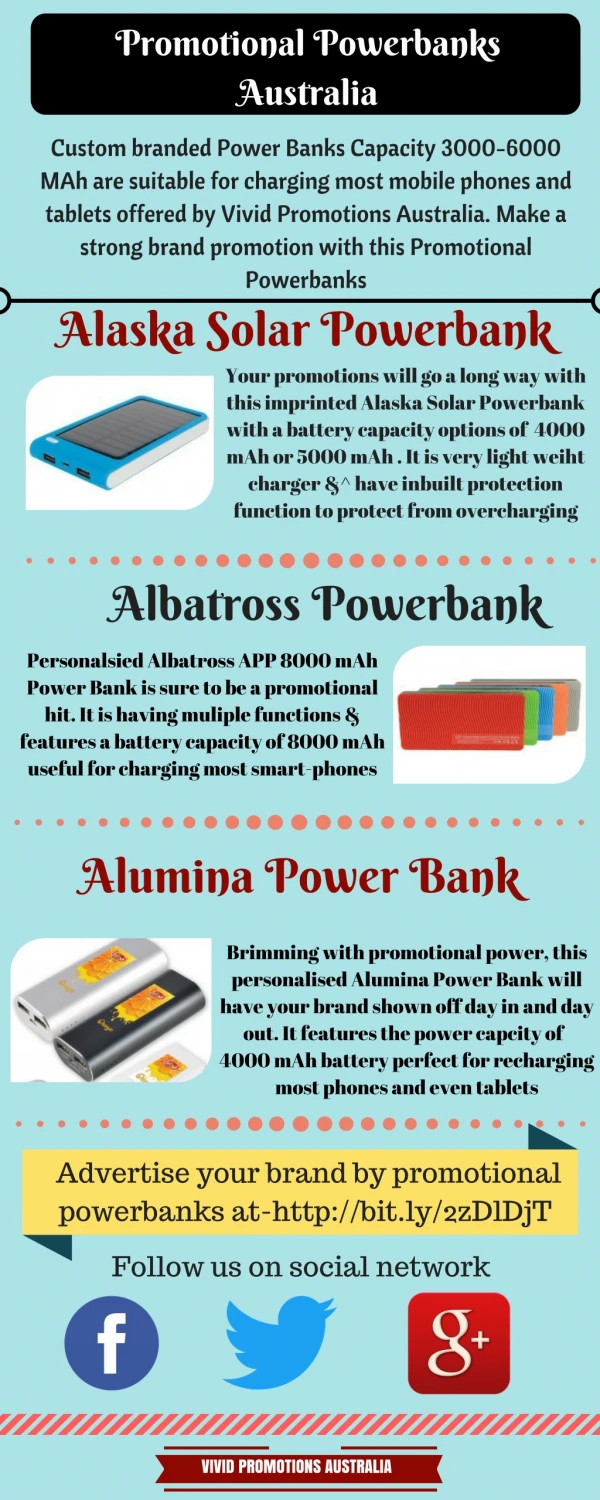 Image for Custom Printed Powerbanks- Vivid Promotions