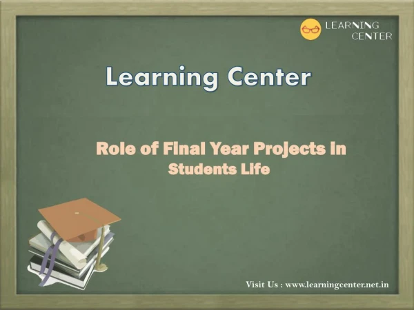 Role of Final Year Projects in Students Life
