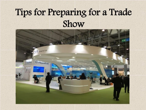 Tips for Preparing a Trade Show - Sol Exhibitions