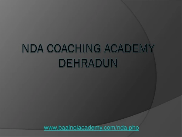 Nda coaching academy in dehradun