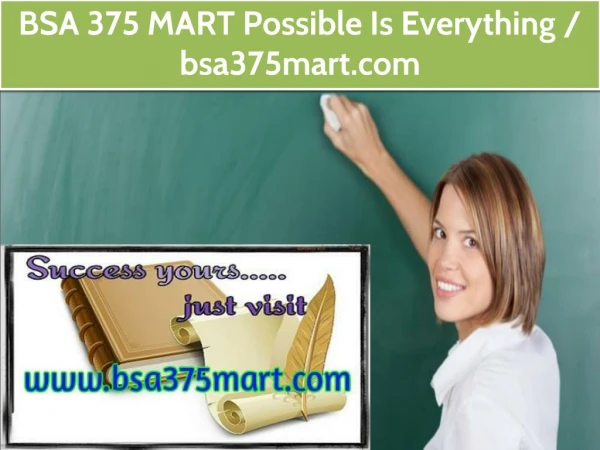 BSA 375 MART Possible Is Everything / bsa375mart.com