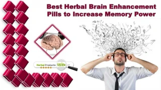 Best Herbal Brain Enhancement Pills to Increase Memory Power - slide 1
