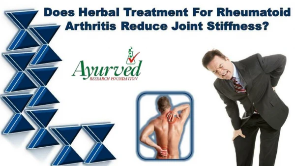Does Herbal Treatment for Rheumatoid Arthritis Reduce Joint Stiffness?