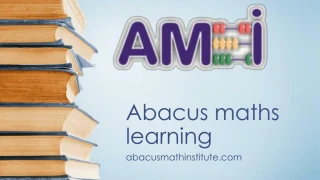 Abacus maths learning - slide 1