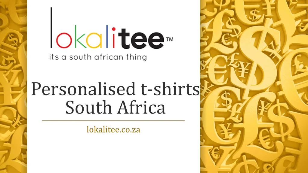 personalised t shirts south africa