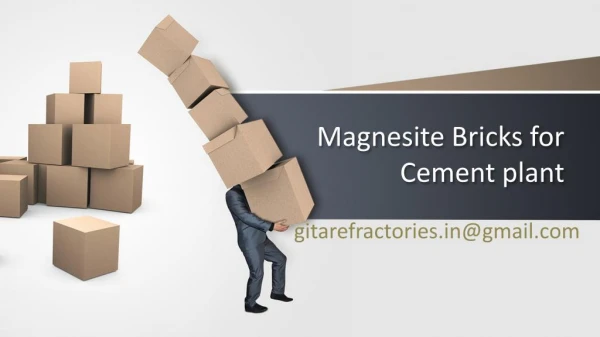 magnesite bricks for cement plant