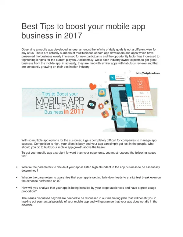 Best Tips to Boost Mobile Application Business