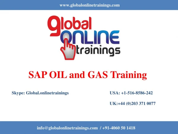 SAP OIL and GAS Training | SAP IS Oil and Gas Online Course - GOT