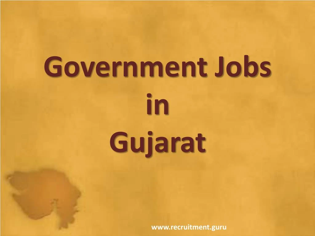 government jobs in gujarat