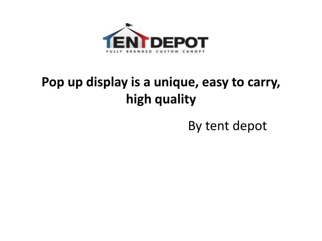 pop up display is a unique easy to carry high quality