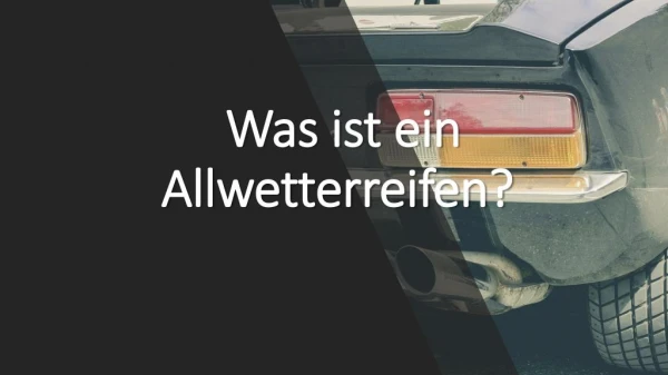 was ist ein allwetterreifen