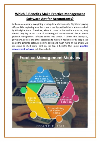 Practice Management Software Will Improve Productivity of Your Firm - slide 1