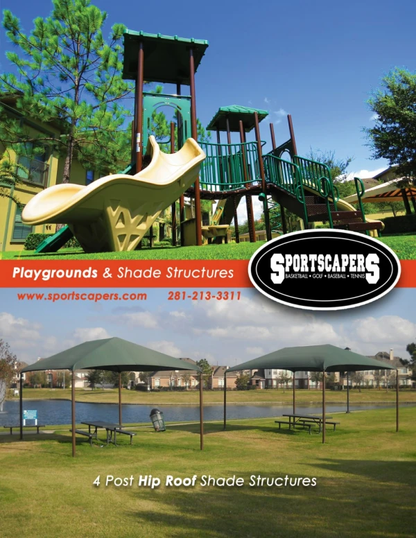 Sportscapers Playground Shade Structures