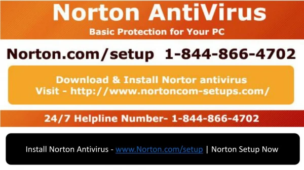 Norton Setup & Installation Support- www.norton.com/setup