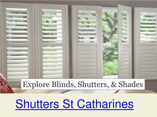 Blinds StCatharines