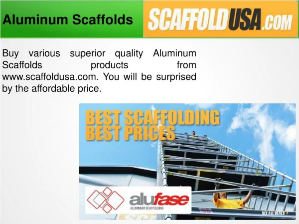 Aluminum Scaffolds