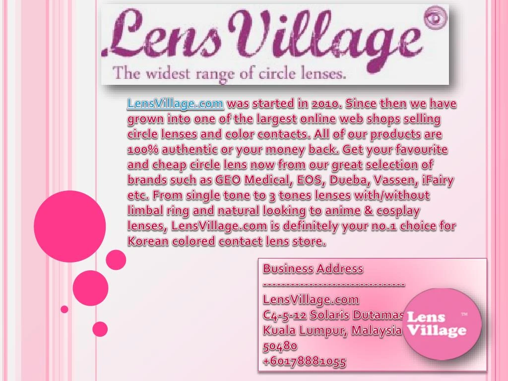 lensvillage com was started in 2010 since then