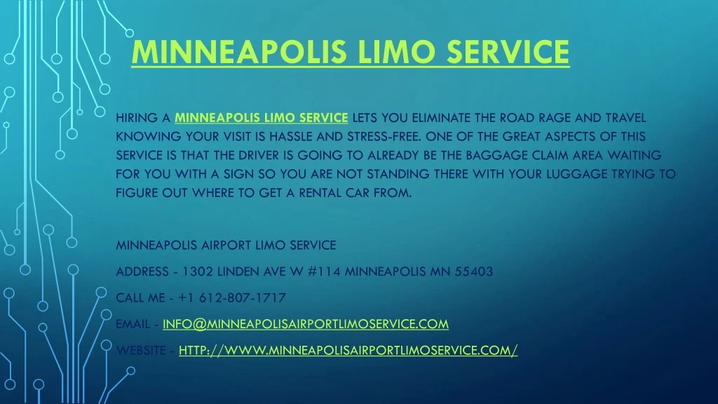 minneapolis limo service