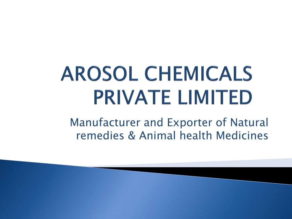 arosol chemicals private limited