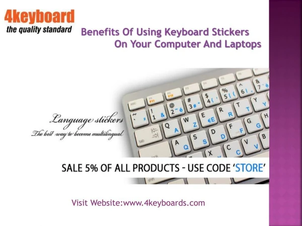 Benefits of using keyboard stickers on your computer and laptop