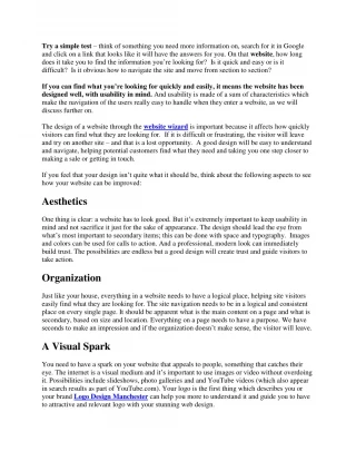 WHY IS WEBSITE DESIGN SO IMPORTANT? - slide 1