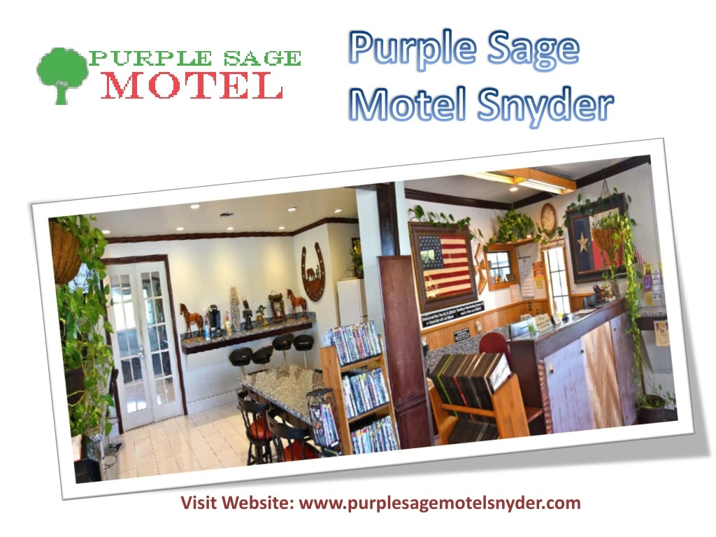 visit website www purplesagemotelsnyder com