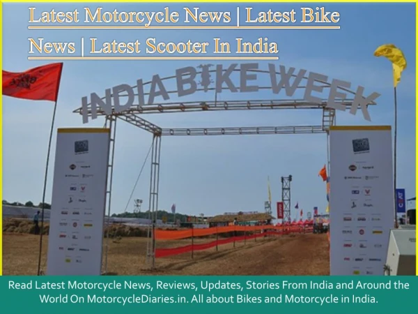 Latest Motorcycle News, Latest Bike News | Motorcyclediaries
