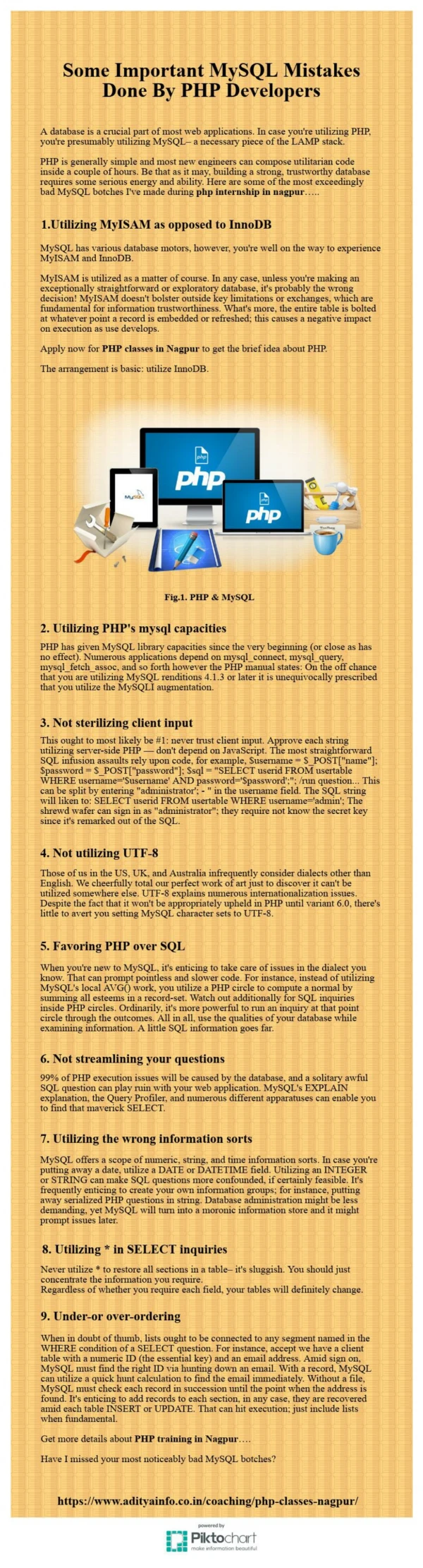 Some Important MySQL Mistakes Done By PHP Developers