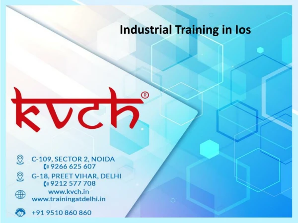 iOS Six Months project based training in noida